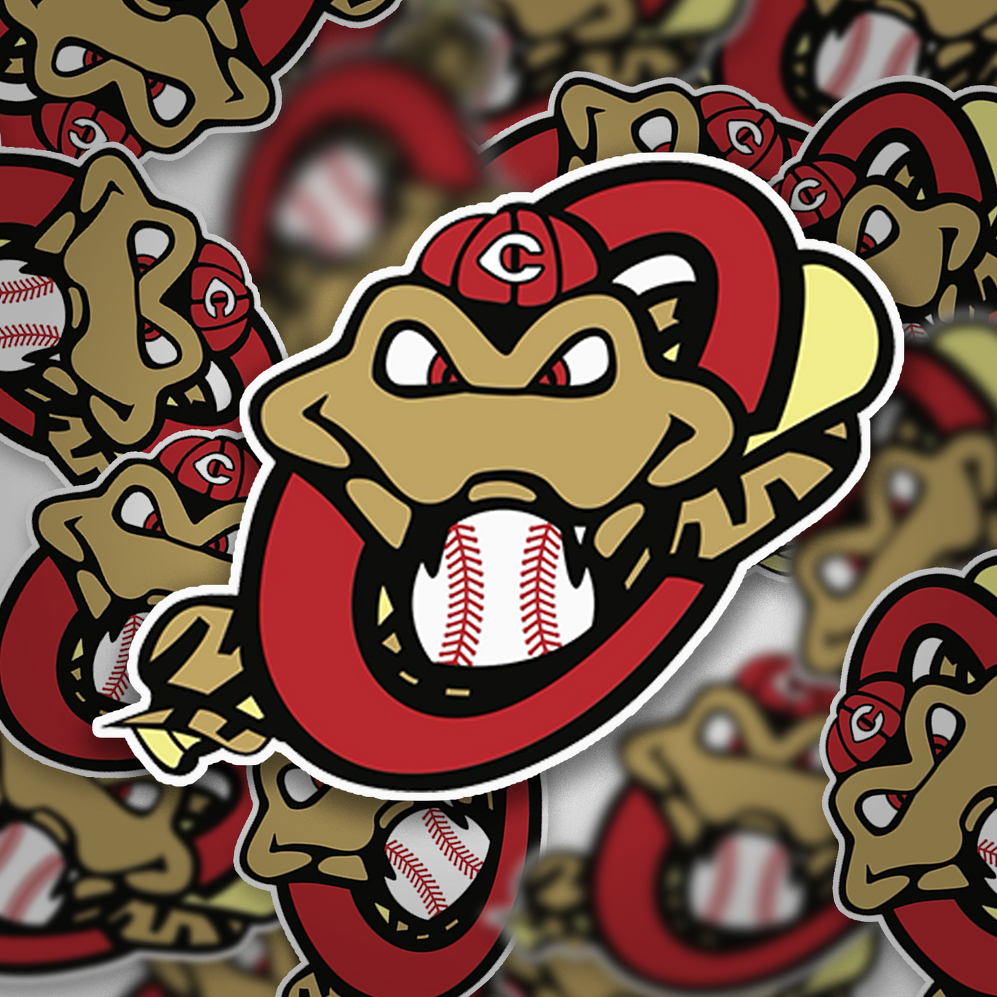 Copperheads Baseball Decal