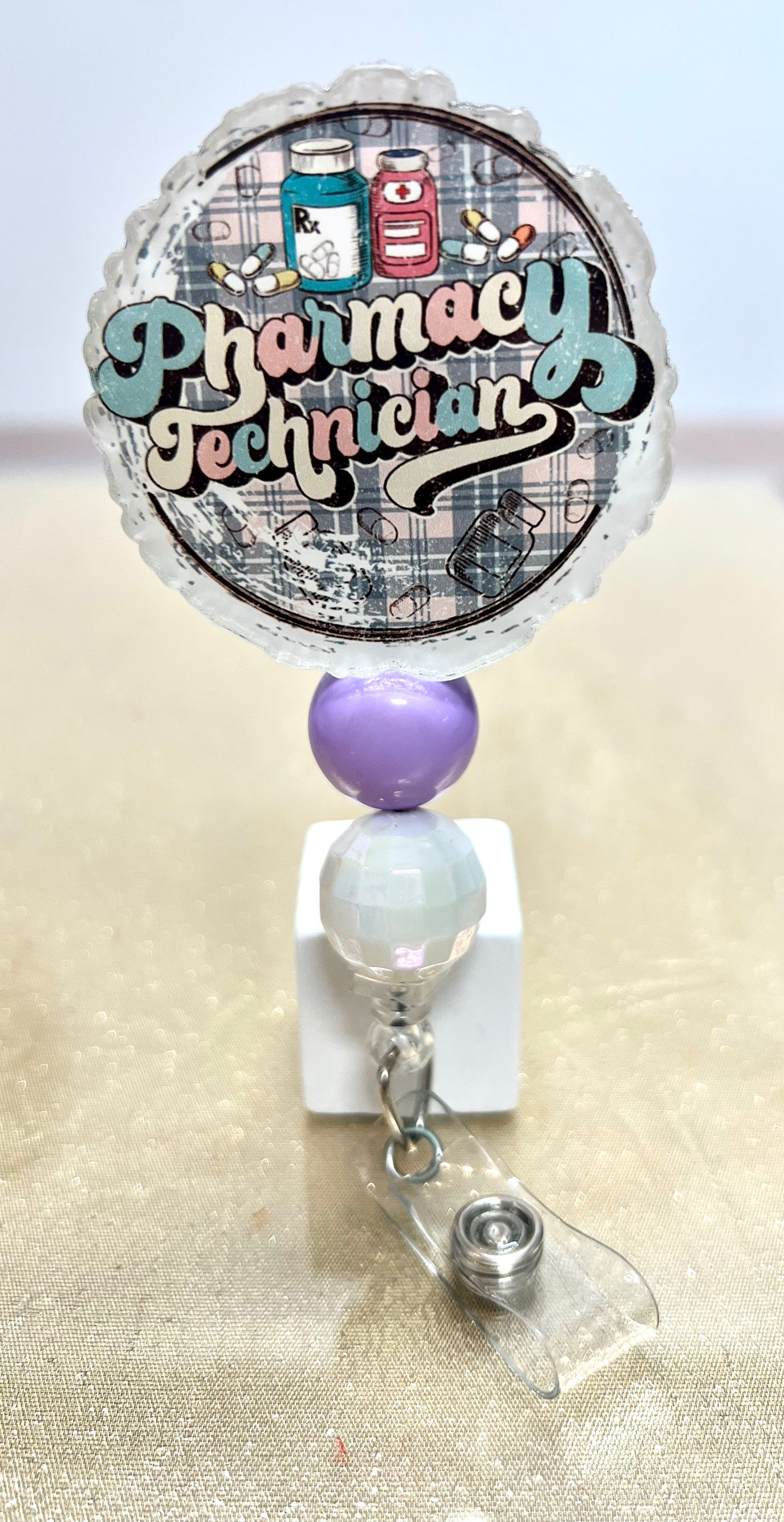 Acrylic Badge Reel