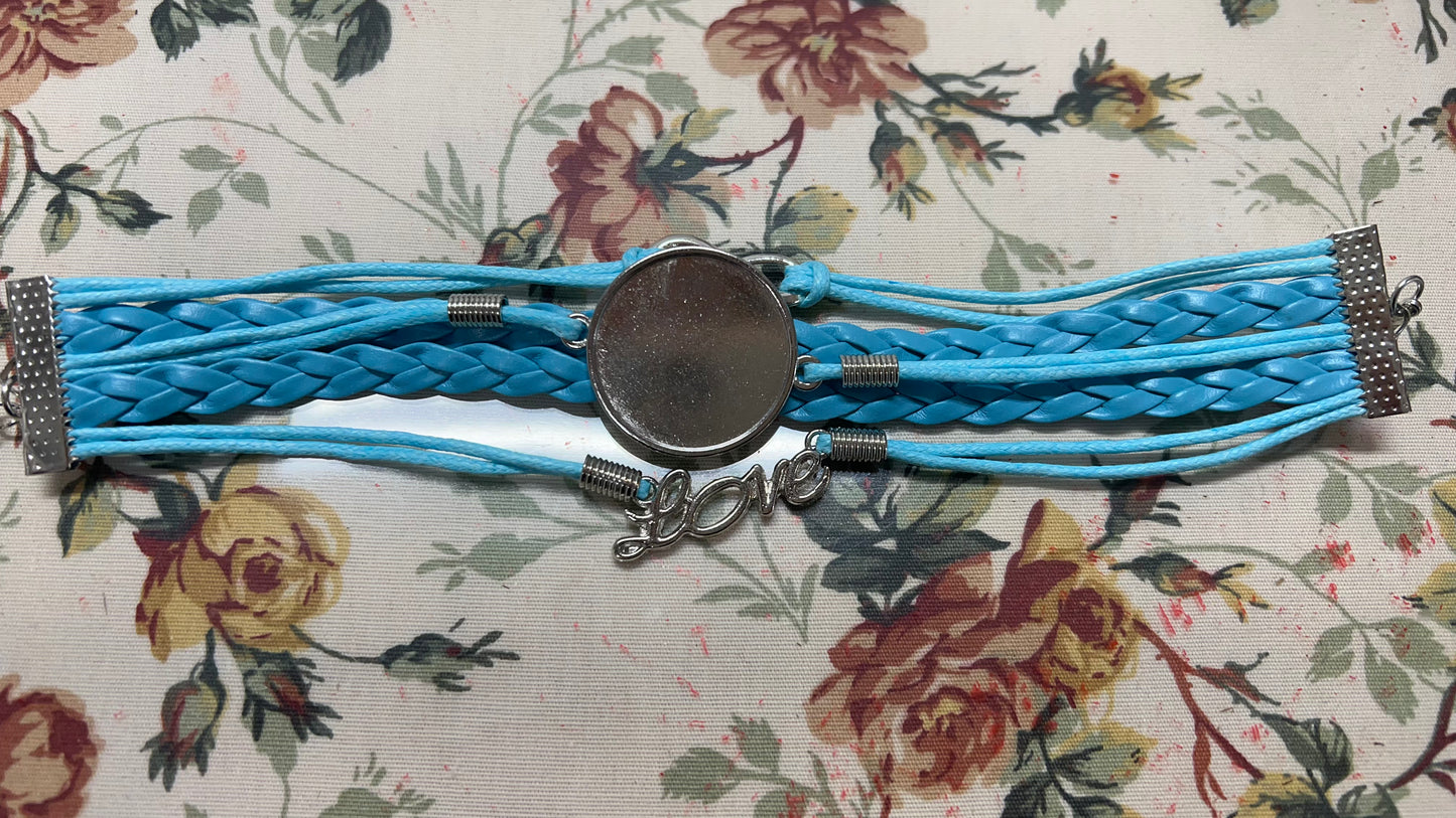 Faux Leather Wrap Bracelet