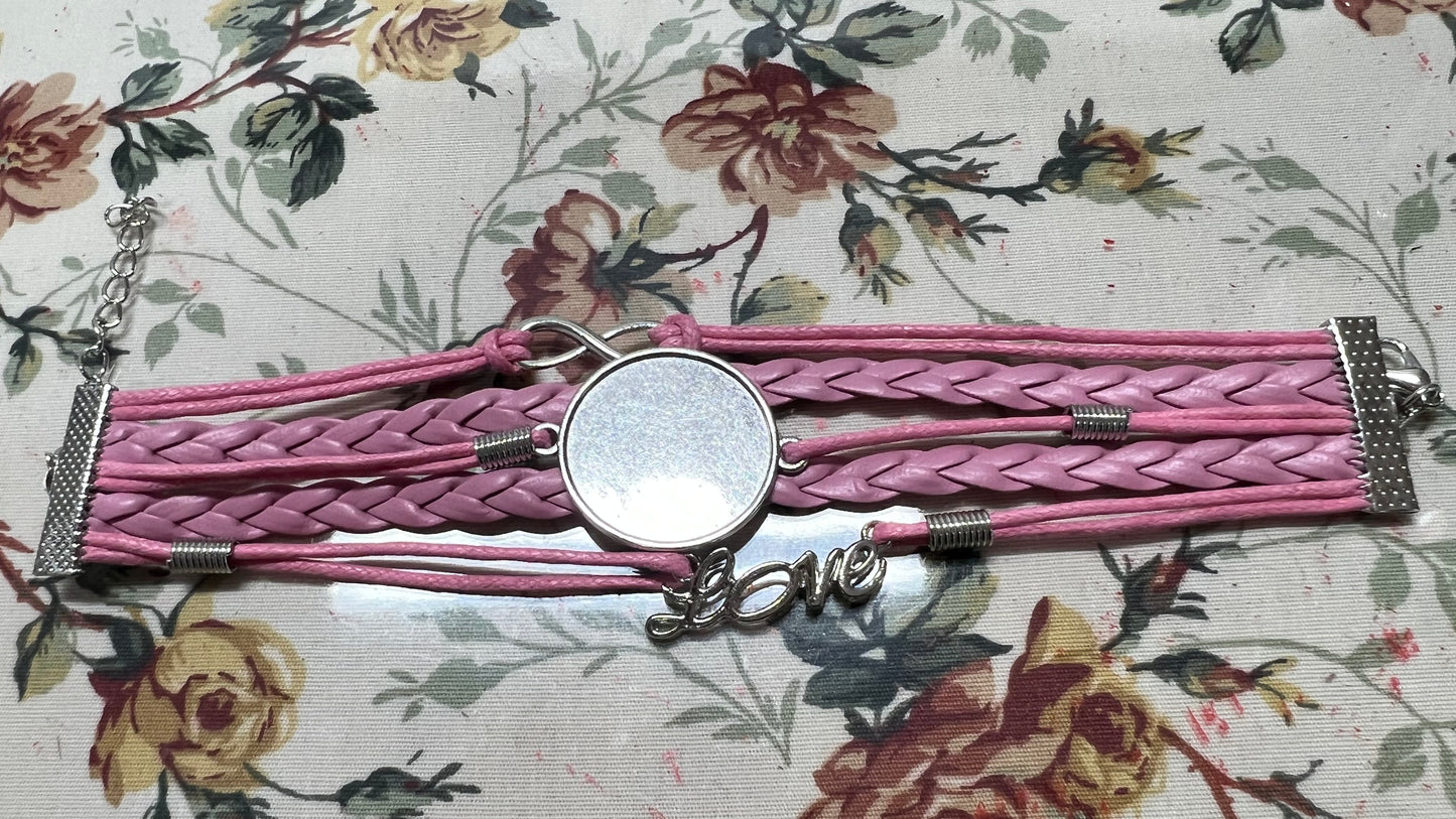 Faux Leather Wrap Bracelet
