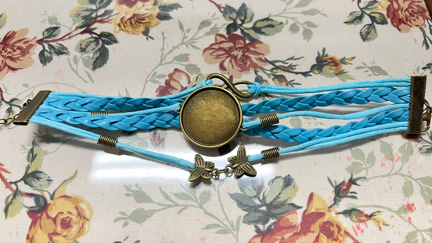 Faux Leather Wrap Bracelet